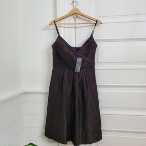 Zero nwt European chocolate brown formal dress 40